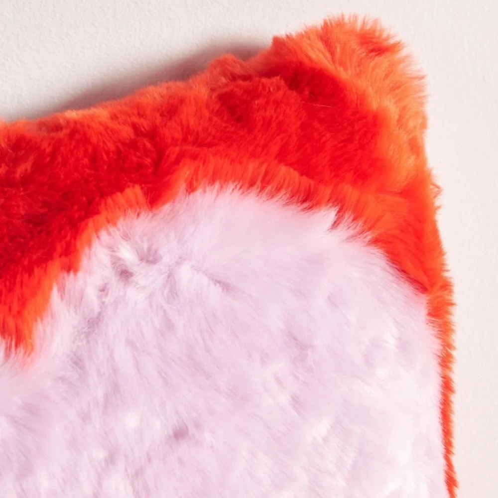 Anthropologie’s Faux Fur‎ Heart Pillow